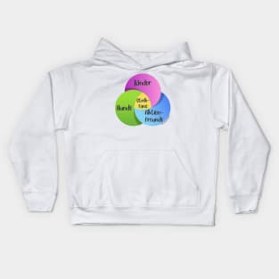 Venn-Diagramm Stock Fans Kinder Hunde Aktienfreunde Hunde Kids Hoodie